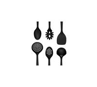 Swan Stealth 6 Piece Kitchen Tool Set, Black SWKA61011BLKN