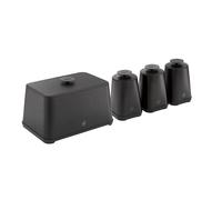 Swan - Bundle consisting of :Bread Bin & Set of 3 Canisters EEJB279