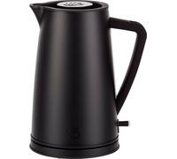 Swan 1.7L Stealth Range Kettle Rubberised Cool Touch Black Handle 360 Degree Base Cord Storage - Black