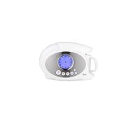Swan STM200N Teasmade with LCD Analogue Clock Light, Rapid Boil and Alarm, 600ml, 850W, White