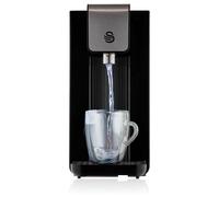 Swan Instant Hot Water Dispenser with 2.5L Tank Capacity, Replaceable Limescale Filter, One Button Operation, Removable Drip Tray, Boil Dry and Overheat Protection, Black, SWD1001