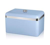 Swan SWKA1010BLN Blue Retro Bread Bin, One Size