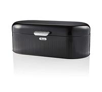 Swan SWKA1014BN Retro Bread Bin, 10 Litre, Black
