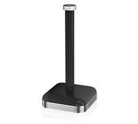 Swan SWKA1040BN Retro Kitchen Roll Holder with Steel Weighted Base, 32cm, Black