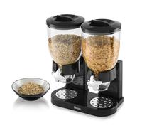 Swan SWKA1070N Double Cereal Dispenser, Tap mechanism, Black, 3.5 Litre