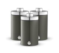 Swan Townhouse Set of 3 Canisters SWKA18530GRP, Grey