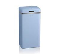 Swan SWKA4500BLN Retro Square Sensor Bin with Infrared Technology, 45 Litre, Blue