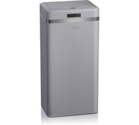 Swan SWKA4500GRN Retro Kitchen Bin with Infrared Technology, Square, Grey, 45 L