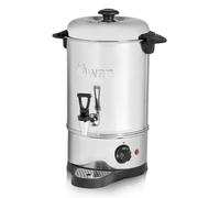 Swan SWU8L Catering Urn with Automatic Temperature Control, Drip Tray, 8L, 1600W, Stainless Steel