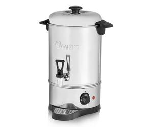 Swan SWU8L Catering Urn with Automatic Temperature Control, Drip Tray, 8L, 1600W, Stainless Steel