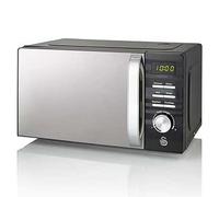 Swan Symphony 20L Microwave with Glass Turntable 700W, Black - SM22038LBN