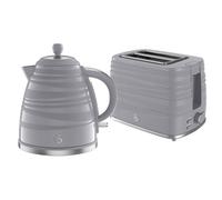 Swan Symphony Collection: Kettle, 2 Slice Toaster In Grey Grey