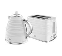 Swan Symphony Kitchen Set, 1.7L Fast Boil Kettle & 2 Slice Toaster, White, SK31050WN, ST31050WN