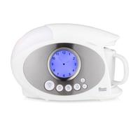 Swan Teasmade White Tea Maker With Clock