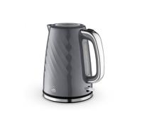 Swan Windsor Kitchen Set, 1.7L Fast Boil Kettle & 2 Slice Toaster, Grey, SK14611GRY & ST14071GRY