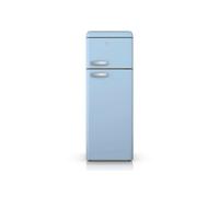 Swan Top Mounted Fridge Freezer In Baby Blue Baby Blue