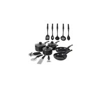 Swan Townhouse 14 Piece Aluminium Cookware and Tool Set, Black SWPS5022BLK