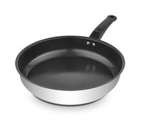 Swan Townhouse 28cm Ceramic Non-Stick Stainless Steel Frying Pan, SWPS5034SS
