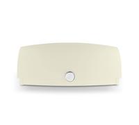Swan Townhouse Bread Bin with Ventilation, Colour Coated Iron and Roll Top Lid, 14 Litre, Cream