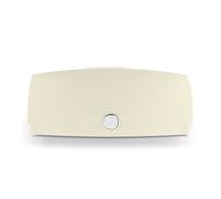 Swan Townhouse Bread Bin with Ventilation, Colour Coated Iron and Roll Top Lid, 14 Litre, Cream