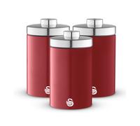 Swan TownHouse Canisters Kitchen Set SWKA18530RN (Red)
