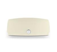 Swan Townhouse Cream Roll-Top Bread Bin 14L - Ventilated Metal Body, Chrome Handle Swka18529Cn