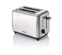 Swan ST14015GRN TownHouse 2 Slice Toaster in Stainless Steel and Grey
