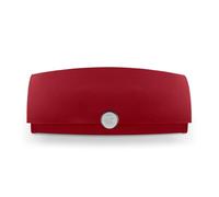 Swan Townhouse Red Bread Bin With Roll-Top Lid, 14L Capacity, Colour-Coated Metal - Swka18529Rn
