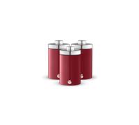 Swan Townhouse Set of 3 Kitchen Storage Canisters, 1.6L, Red SWKA18530RN