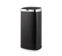 Swan Townhouse Square Sensor Bin, Large 42L Capacity, Black, SWKA4517BLK