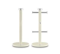 Swan Townhouse Towel Pole and 6 Mug Tree Set, Cream SWKA18531CN