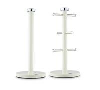 Swan TownHouse Towel Pole & Mug Tree Kitchen Set SWKA18531CN (Cream)