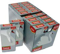 Swan Ultra Slim Silver Precut Filter Tips Full Box Of 20