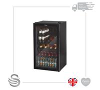 Swan 80L Black Undercounter Fridge