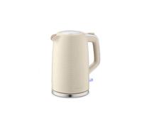Swan Wave Cordless Kettle, Fast Boil, Boil Dry Protection and Automatic Shut-Off, 360-Degree Base, Removable Limescale Filter, 1.7 Litres, 3000W, Cream, SK19034CRM