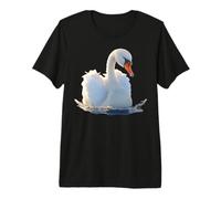 Swan White Mute Swans Goose Duck Swan Premium T-Shirt
