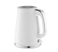 Swan Windsor Rapid Boil Kettle with Removable Limescale Filter, Boil Dry Protection and Hidden Cord Storage, 1.7L, 3KW, White, SK14611WHT