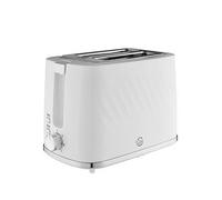 Swan ST14071WHT Windsor Textured 2 Slice Toaster in White