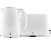 Swan Windsor 2 Slice Toaster and Cordless Kettle Bundle