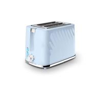 Swan Windsor 2 Slice Toaster with 7 Browning Levels for Toast, Breakfast Muffins and Bagels, Removable Crumb Tray, Defrost/Reheat/Cancel, Cord Storage, Non-Slip Feet, 900W, Blue, ST14071BLU