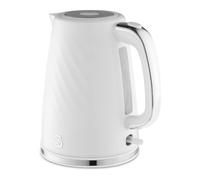 Swan SK14611WHT Windsor Textured Kettle in White 1 7L 3kW Rapid Boil
