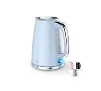 Swan Windsor Textured Kettle In Light Blue Light Blue
