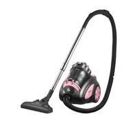 Swan x Lynsey Pet Cylinder Vacuum Cleaner, Multi-Cyclonic, 2L Dust Tank, HEPA Filter, Turbo Pet Tool, 6m Cord, Pink, SC15817QOC