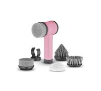 SWAN x Lynsey 5-in-1 Cordless Spin Scrubber with Multiple Brush Heads， Pink