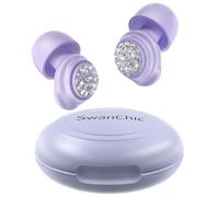 SwanChic Ear Plugs for Sleeping Noise Cancelling, 24dB Reusable Silicone Ear Plugs with 10 Ear Tips, Soft Hearing Protection Earplugs for Sleep, Snoring, Work, Travel, Concerts Purple