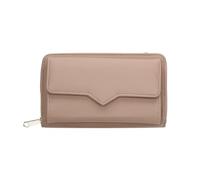 SwankySwans Amy Womens Wallet Faux Leather Vegan Crossbody Bag, Nude