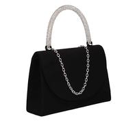 SwankySwans Beatrice Womens Party Prom Wedding Evening Ladies Clutch Bag Purse (Black)