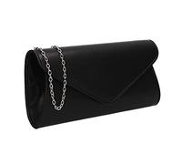 SwankySwans Women's Lora Clutch Bag, Black