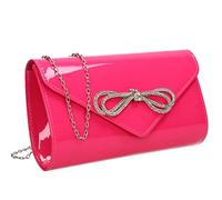 SwankySwans Women's Eloise Clutch Bag, Fuchsia