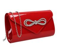 SwankySwans Women's Eloise Clutch Bag, Red